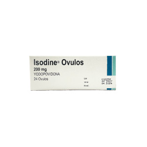 ISODINE YODOPOVIDONA 200 MG CAJA X 24 OVULOS 